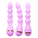 VUSH Siren Twist Vibrator in elegant pink with helix twist design for versatile pleasure and stimulation.