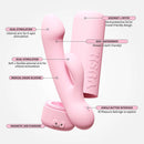 VUSH Glow Rabbit Vibrator features dual stimulation, waterproof design, and magnetic USB charging for pleasure.