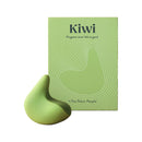 OhNut Kiwi Vibrating Personal Massager Green next to packaging, showcasing pelvic relaxation design.