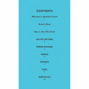 Contents page of Rainbow Tarot 78 Cards and Guidebook showing section titles and page numbers.