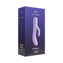 Lola Milani Mystique Rabbit Lilac packaging featuring elegant design for dual-stimulation pleasure.