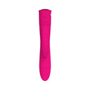 Lola Milani Mystique Rabbit Vibrator Fuchsia with a smooth silicone design for dual-action stimulation.