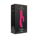 Lola Milani Mystique Rabbit Vibrator Fuchsia packaging showcasing sleek design and vibrant color.