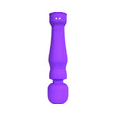Lola Milani Mystique Wand Massager Purple with ergonomic handle and flexible head for powerful massages.