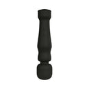 Lola Milani Mystique Wand Massager Black displayed in sleek black design for luxurious relaxation and comfort.