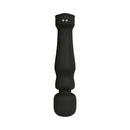 Lola Milani Mystique Wand Massager Black, elegant black design with flexible head for relaxation and sensual stimulation.