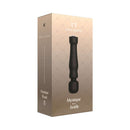 Lola Milani Mystique Wand Massager Black in elegant packaging showcasing its luxurious design and features.
