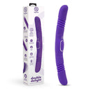 Together Couples Double Delight Purple dual-ended vibrator with packaging, designed for shared intimacy.