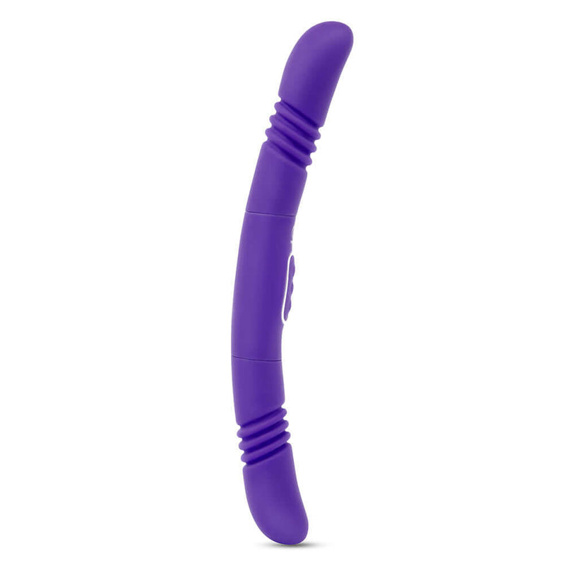 Together Couples Double Delight Purple dual-ended vibrator designed for shared intimacy and powerful pleasure.