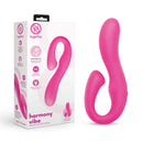 Together Couples Harmony Vibe Pink silicone vibrator with versatile design for internal and external stimulation.