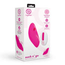 Together Couples Suck N Go Pink product packaging showcasing modern stimulator features and design.