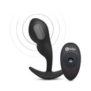 b-Vibe Vibrating P-Spot Snug Plug Large with Remote Control for targeted prostate stimulation and satisfaction.