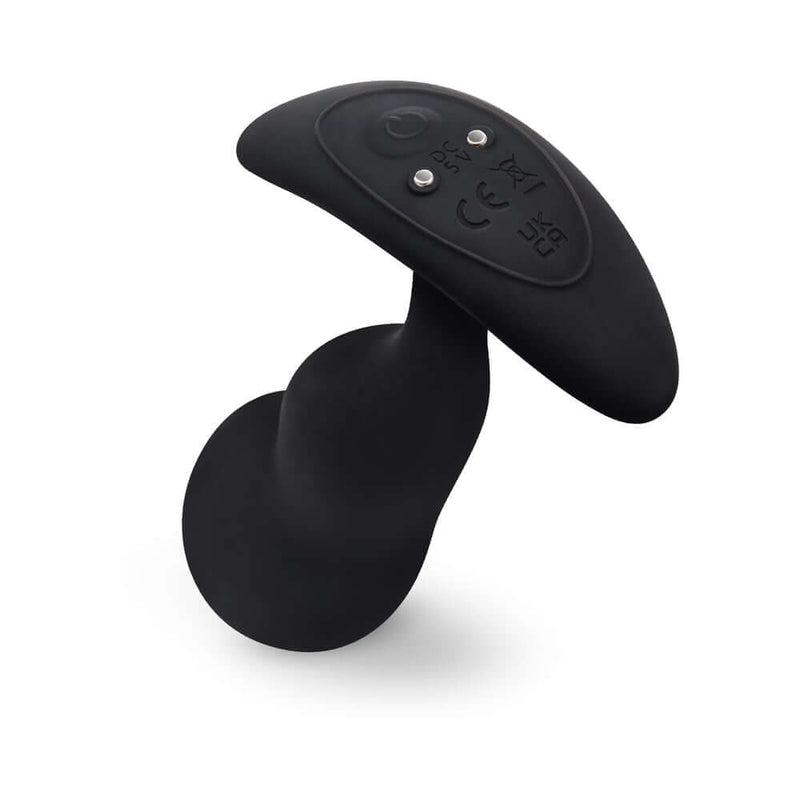 b-Vibe Vibrating P-Spot Snug Plug Large with Remote Control, designed for targeted prostate stimulation.