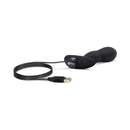 b-Vibe Vibrating P-Spot Snug Plug Large with Remote Control and USB charging cable.