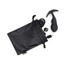 b-Vibe Vibrating P-Spot Snug Plug Large with Remote Control in storage pouch with charging cable.