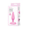 b-Vibe Beginners Vibrating Butt Plug in pink packaging, showcasing sleek design and waterproof features.