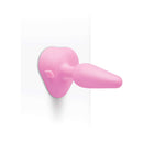 b-Vibe Beginners Vibrating Butt Plug displayed on a white background, showcasing its sleek pink design.