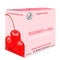 Sweetums Intimate Wipes Cherry Flavor 10 Pack box featuring cherry imagery and product details.