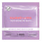 Sweetums Intimate Wipes Honey Lavender Flavor 10 Pack packaging featuring one wipe.