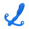 Aneros Helix Syn V Vibrating Prostate Stimulator Blue showcasing ergonomic design for enhanced pleasure experience.