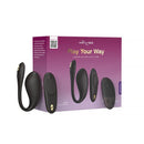 We-Vibe Play Your Way Collection Wearable Vibrator Set Black box with Jive 2 and Moxie+ vibrators displayed.