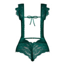 Magic Silk Evermore Cutout Romper Emerald S/M - Image 6