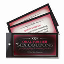 Little Genie Oral Adventures For Her Sex Coupons featuring 15 playful and tantalizing oral sex scenarios.