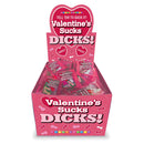 Valentine's Sucks Dicks Candy 100-Pack Display packed with cheeky candy for anti-romantic humor.