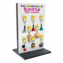 Little Genie Super Fun Novelty Display Spinner with playful adult novelty key chains.
