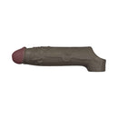 Shaft Vibrating Model F Penis Sheath Size 1 Mahogany showing contoured design and ergonomic fit.