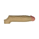 Shaft Vibrating Model F Penis Sheath Size 1 Oak showcasing realistic design and ergonomic structure.