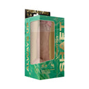 Shaft Vibrating Model N 8.5 inch Dual Density Dildo Pine packaging with realistic design and vibrant colors.