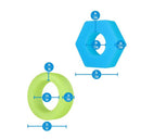 Performance Plus Flash Silicone Glow in the Dark Cock Ring Set - silicone rings dimensions and sizes