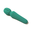 Adam & Eve Eve's Petite Private Pleasure Wand in a teal silicone design, compact and designed for focused vibration.