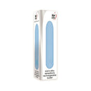 Adam & Eve Eve's Silky Sensations Rechargeable Bullet packaging featuring a sleek blue design.