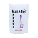 Adam & Eve Sunset Dreams 7.5 Inch Realistic Dildo in ombré colors on packaging, highlighting textured shaft and suction cup base.
