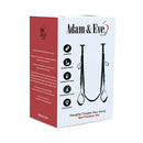 Adam & Eve Naughty Couples Door Swing Sex Position Aid packaging showing adjustable swing for adventurous positions.
