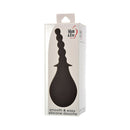 Adam & Eve Smooth & Easy Silicone Douche packaging with soft, slender design for intimate cleansing.