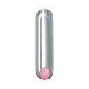 Adam & Eve Silicone Rechargeable Finger Vibe Light Pink with sleek design and pink control button for enhanced pleasure.