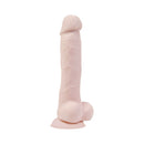 Adam & Eve Adam's True Beige 7 Inch Dildo showing realistic detailing and versatile suction cup base.