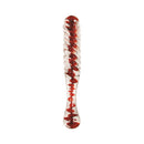 Adam & Eve Eve's Sweetheart Swirl Glass Dildo with raised swirls and colorful inner spiral design.