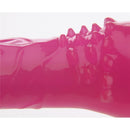 Adam & Eve Eve's Slim Pink Pleaser Vibrator featuring a bright pink finish and textured design for enhanced sensations.