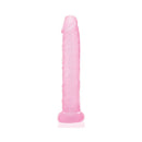 Adam & Eve Pink Jelly Slim Dildo, beginner-friendly toy for comfortable vaginal or anal exploration.