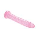 Adam & Eve Pink Jelly Slim Dildo, a beginner-friendly toy for comfortable vaginal or anal exploration.