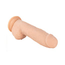 Adam & Eve Adam's Colossal 12 Inch Dildo Beige, a lifelike supersized realistic dong with detailed features.
