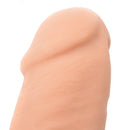 Adam & Eve Adam's Colossal 12 Inch Dildo Beige close-up showing realistic details and texture.