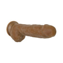 Adam & Eve Adam's Colossal 12 Inch Dildo Brown is a realistic, large-scale dildo with prominent detailing.