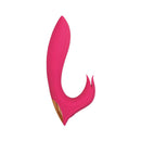 Adam & Eve Eve's Bliss Vibrator in vibrant pink, designed for dual stimulation and G-spot pleasure.
