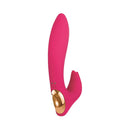 Adam & Eve Eve's Bliss Vibrator, a pink dual stimulator for blended G-spot and clitoral pleasure.