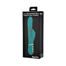 Adam & Eve Eve's Rechargeable Thrusting Rabbit Vibrator packaging featuring a sleek design and dual motors.
